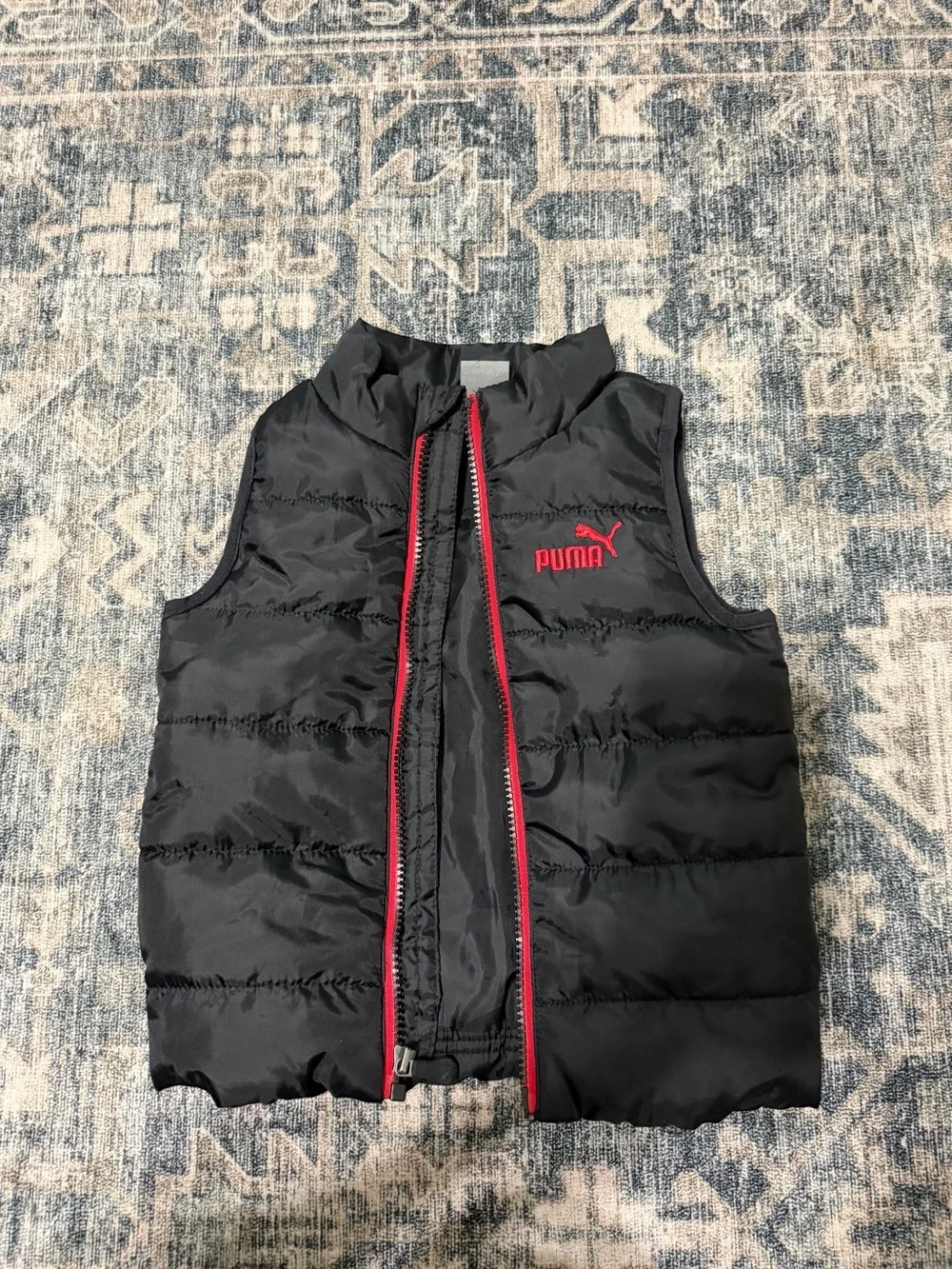 Puma Black Jacket with Silver Logo Tag